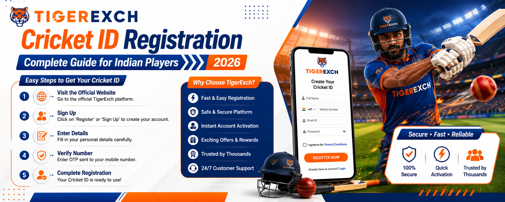 Cricket ID registration