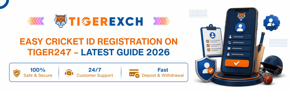 Easy Cricket ID Registration on Tiger247