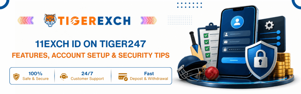 11exch ID on Tiger247 with account setup, key features and security tips