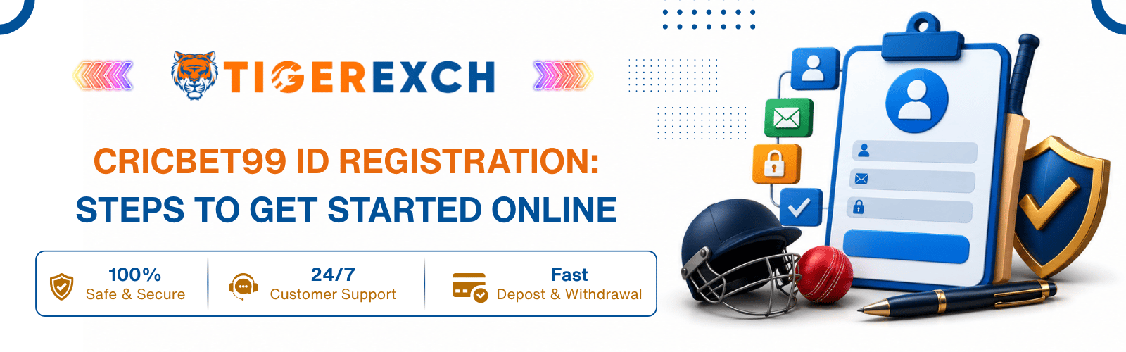 Cricbet99 ID Registration guide with simple online signup steps