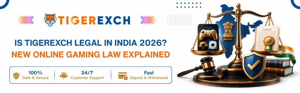 Is Tigerexch legal in India 2026? Latest legal update on online gaming laws, betting platforms, and user safety in India