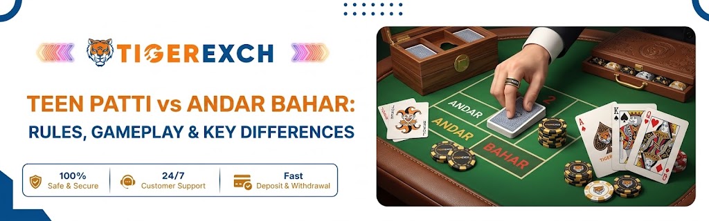 Teen Patti vs Andar Bahar rules, gameplay and key differences explained